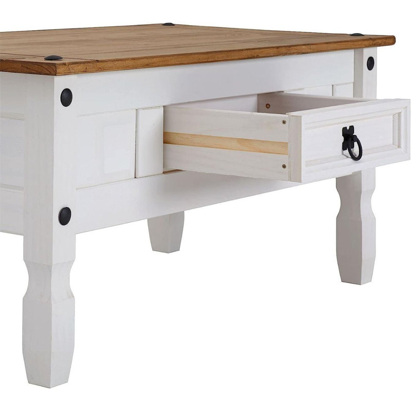 Solid Wood Coffee Table with Storage