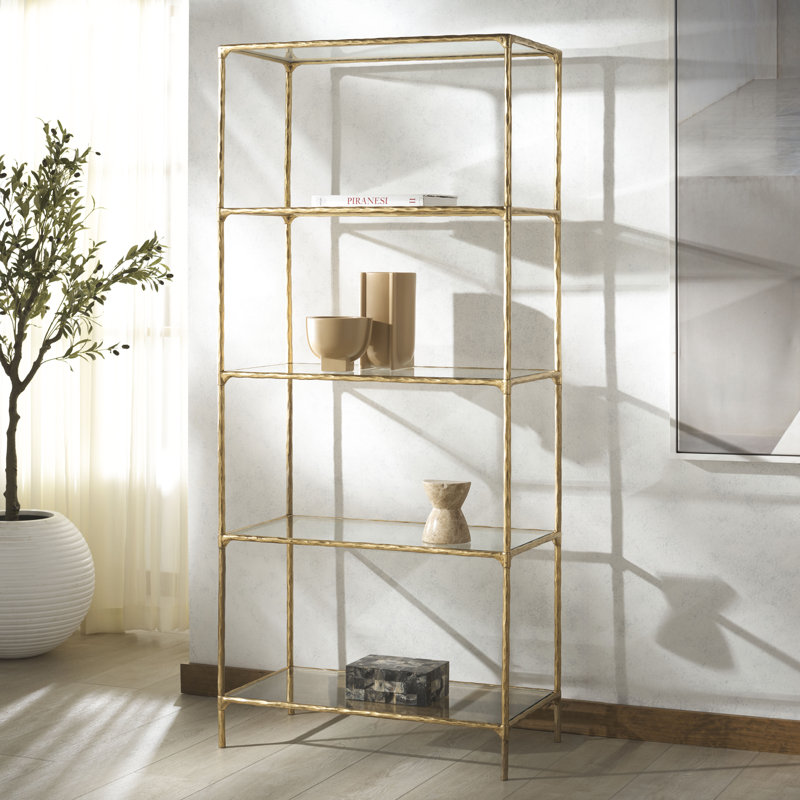 Evelynn Forged Metal Bookshelf
