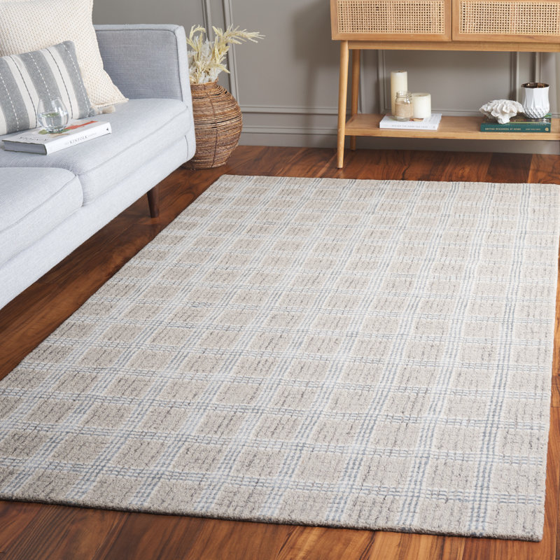 Tapis en laine touffeté à la main Ebony, Rectangle 4pi x 6 pi