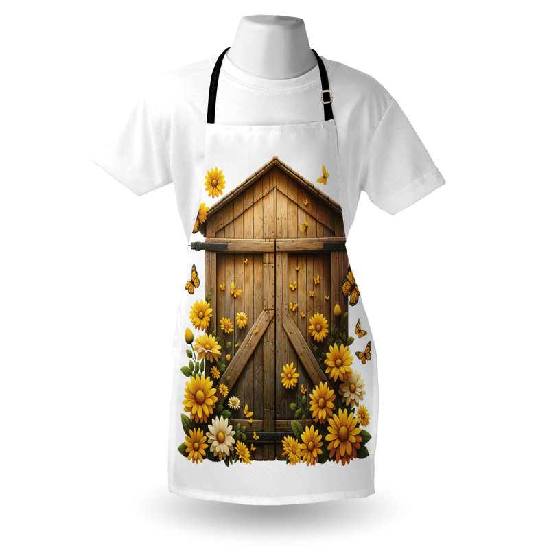 No Pattern Bib Apron