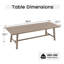 Table de salle à manger d'extérieur