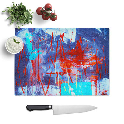 Tempered Glass Art Painting Vol.9 Chopping Board