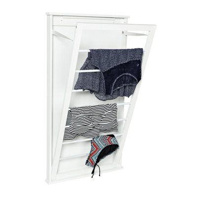 Wood Foldable Wall-Mounted Drying Rack