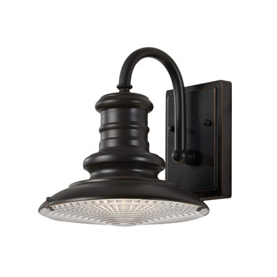 Fiona 10cm H Frosted Glass Outdoor Barn Light