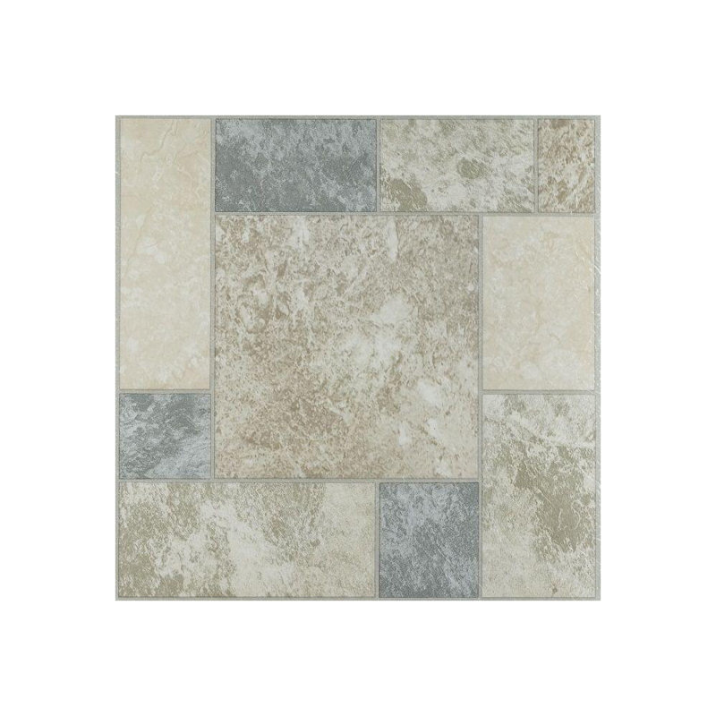 Marble Blocks Self Adhesive 12" x 12" x 1.2mm Vinyl Tile