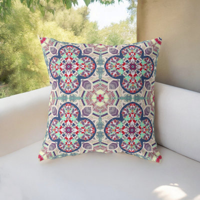 Insert de coussin géométrique réversible
