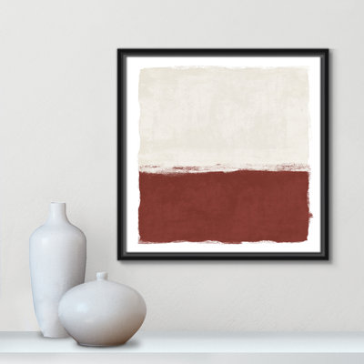 Intense Rust II - Square Vesrion Print by Natalie Carpentieri