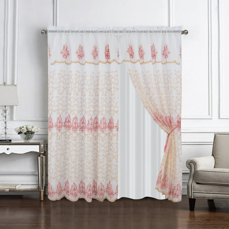 Rideau de fenêtre Ella Elegance Timeless Elegance, Rose