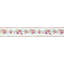 Bordure de papier peint L 15 pi x l 3,5 po Flowers Leaves-95018403