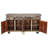 Antique Solid Wood Large Credenza