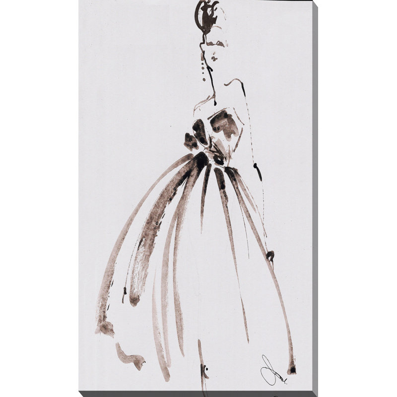 «Vanessa», reproduction sur toile tendue, H 60 po x l 36 po x P 1,5 po, Toile tendue