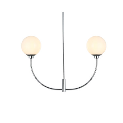 Lustre en chrome de 30 pouces Living District Nyomi