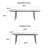 62.9" To 94.4" Sintered Stone Expandable Dining Table Set, Easy To Assemble-1051256815-1051411455