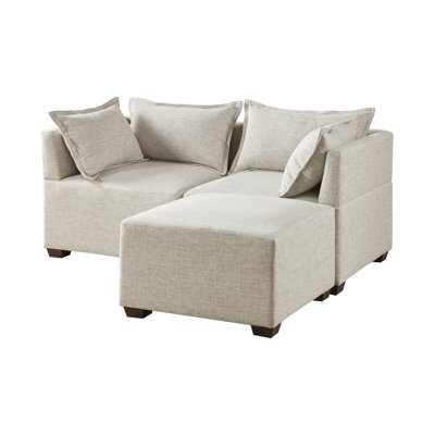 Molly Upholstered L-Shaped Sectional Left Hand Facing