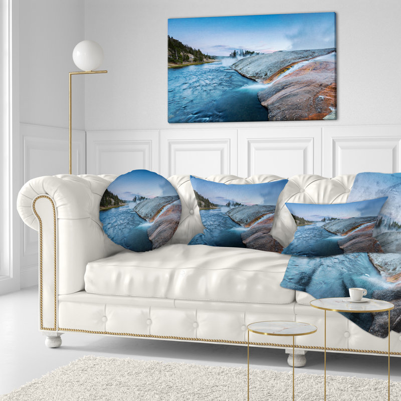 Coussin lombaire en pierre à midway geyser de mer