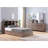 Full Bookcase Headboard Six Shelves Three Shelves Adjustable Top Panel Rounded Corners Hazelnut Color-891239573-891239595