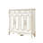 White Solid + Manufactured Wood Shoe Storage Bench