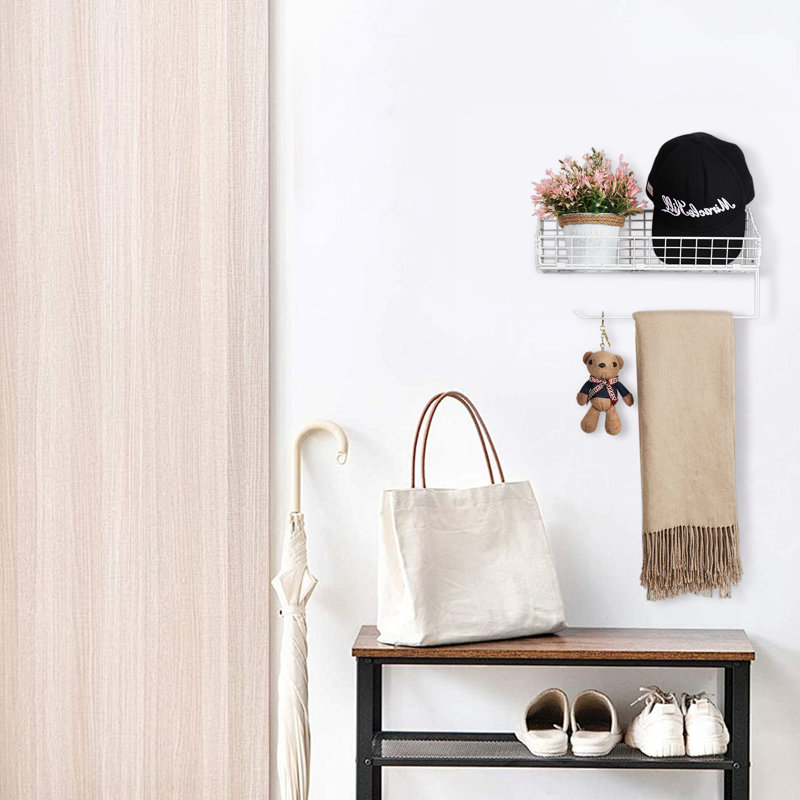 Porte-serviettes en fer, Blanc