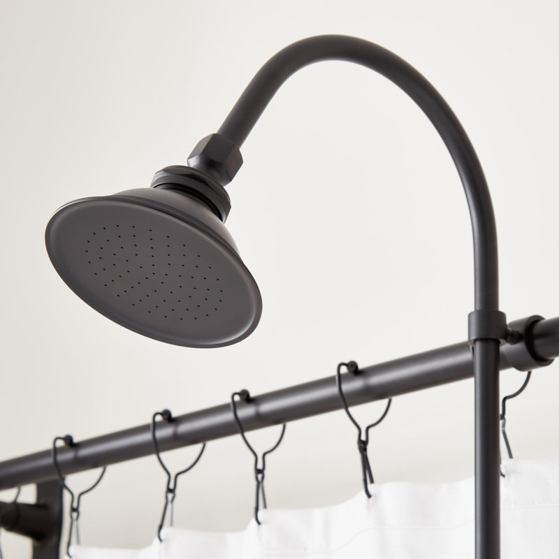 60" Tub & Shower Faucet, Matte Black