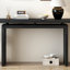 Console en placage de frêne de conception unique, de style simple et moderne, avec un plateau de table astucieux, convenant à un vestibule, un couloir, un salon, un vestibule-1067048046