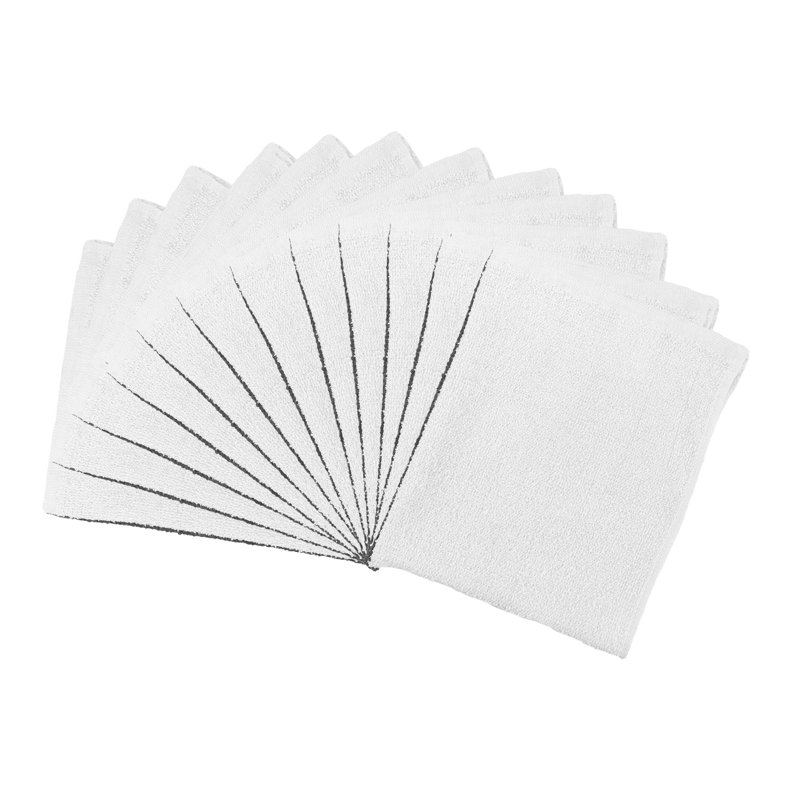 Jacquard Tea Towel Kitchen Towel, White
