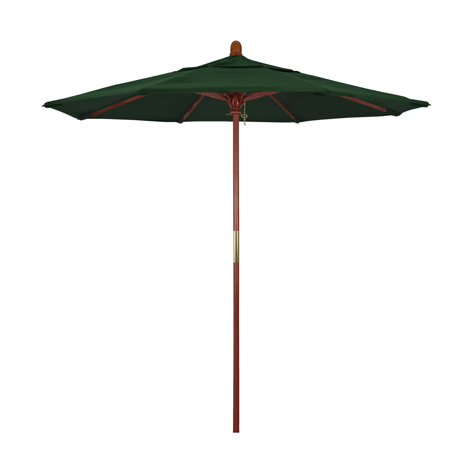 Manford 90'' Outdoor Umbrella, Pacifica Hunter Green Performance Canvas