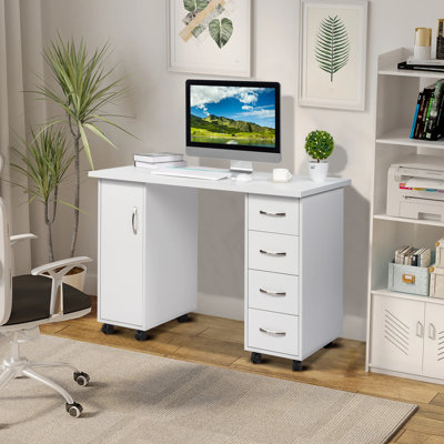 Libbe Computer Table with Casters