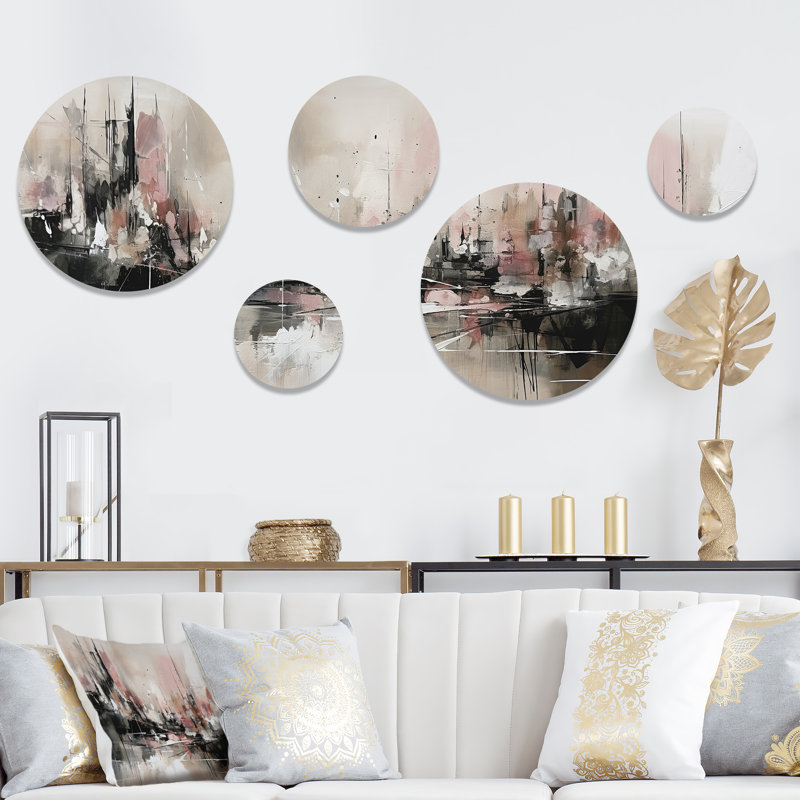 Abstract Wall Decor on Metal