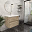 Ensemble de meuble-lavabo mural simple 30 po-70056048