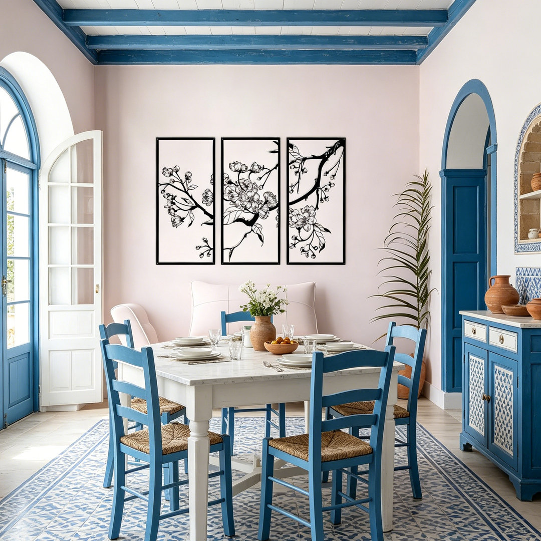 Plants & Flowers Wall Decor on Metal