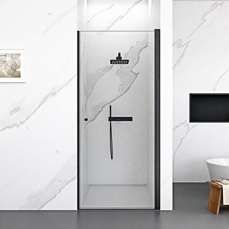 Frameless Circular Pivot Shower Door
