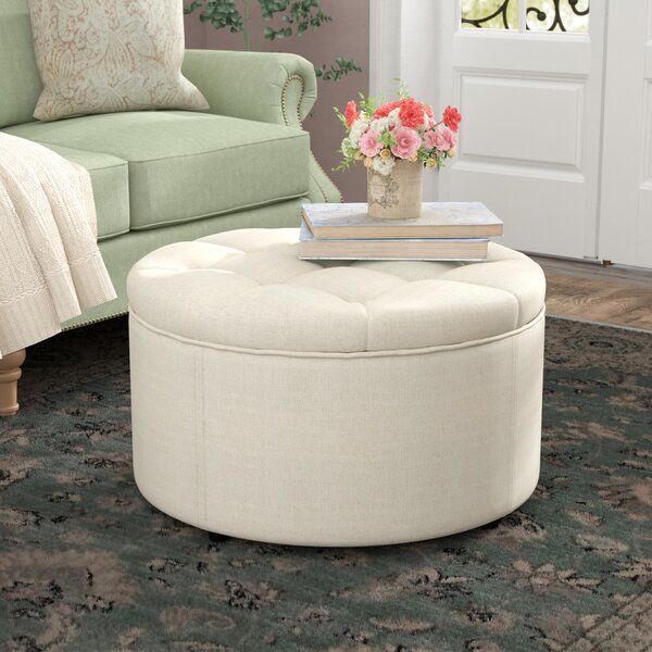 One Allium Way® Upholstered Storage Ottoman & Reviews | Wayfair