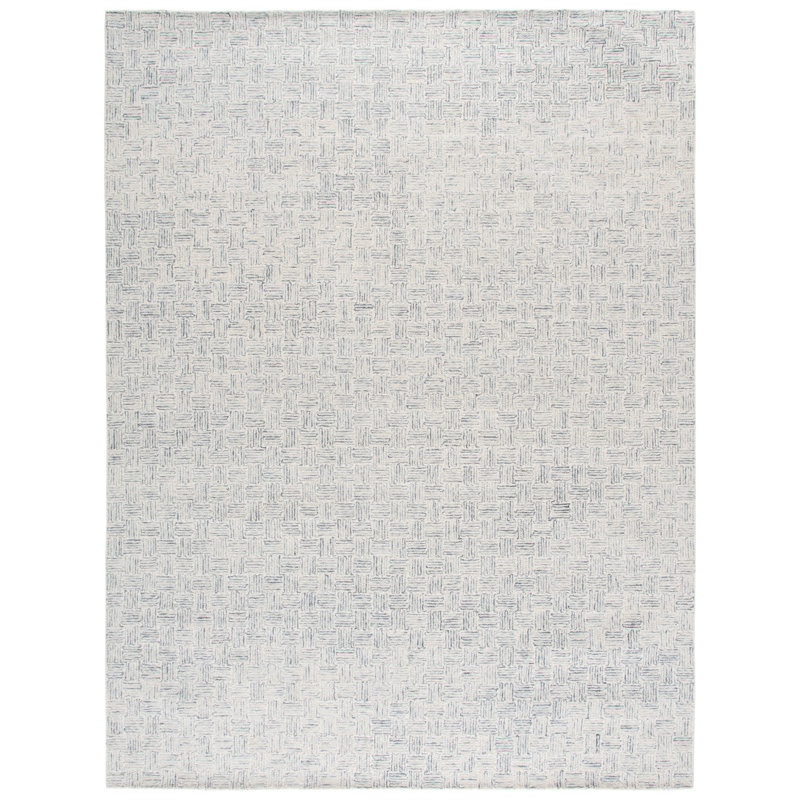 Treca Hand Tufted Wool Pile And Cotton With Latex Abstract Rug, Rectangle 8' x 10'