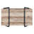 Wooden Top Coffee Table With Metal Shelf And Stable Structure - Industrial Aesthetic Piece Rectangular Storage Elegant