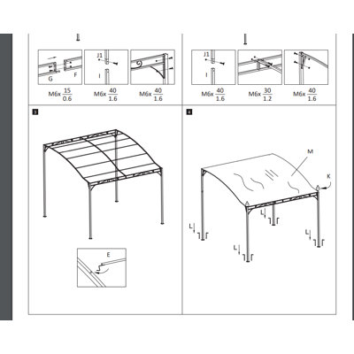 vidaXL Gazebo 9.8'x7.9', Sun Protector Canopy, UV Resistant, Durable Steel