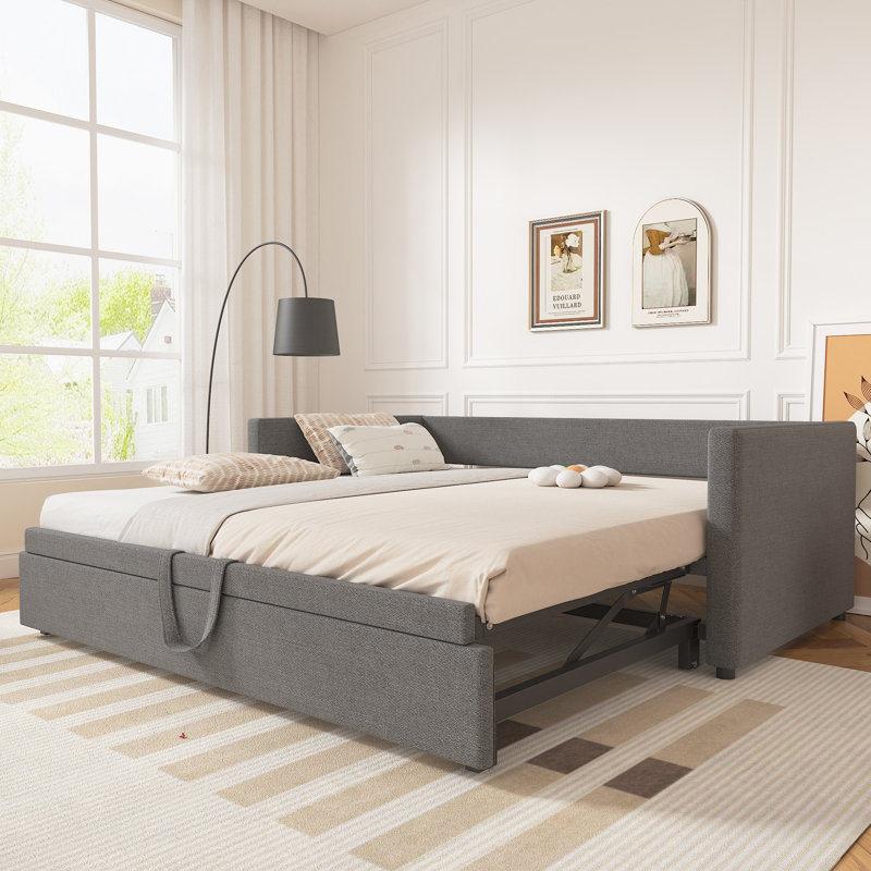 Amalio Upholstered Daybed with Trundle