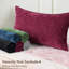 Ensemble de 2 housses de coussins décoratifs de Noël en velours de velours neutre en chenille de style européen pour canapé-lit-120929659-120929662