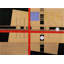 "Croix rouge et boules blanches" par Lászlo Moholy-Nagy - Art mural sur toile tendue avec châssis-792286821