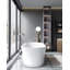 Baignoire de trempage autoportante en cristal 59 po. X 32 po. Crystal