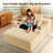 Boneless No Assembly Required Compression Packed 1-piece Cloud Modular Upholstered Sectional Sofa-866417739
