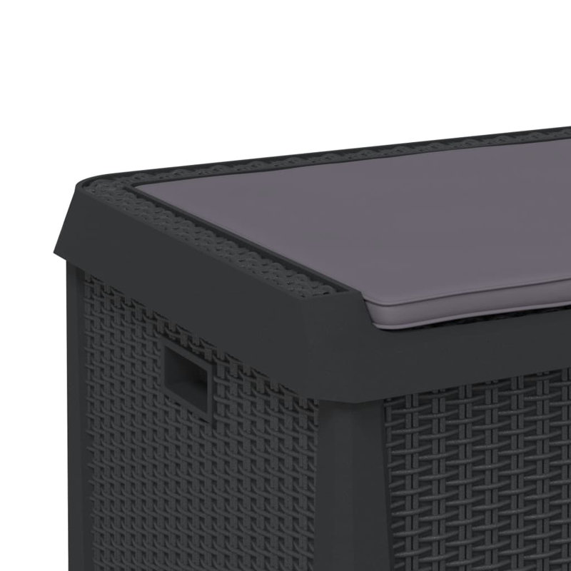 33 Gallons Polypropylene Deck Box, Anthracite