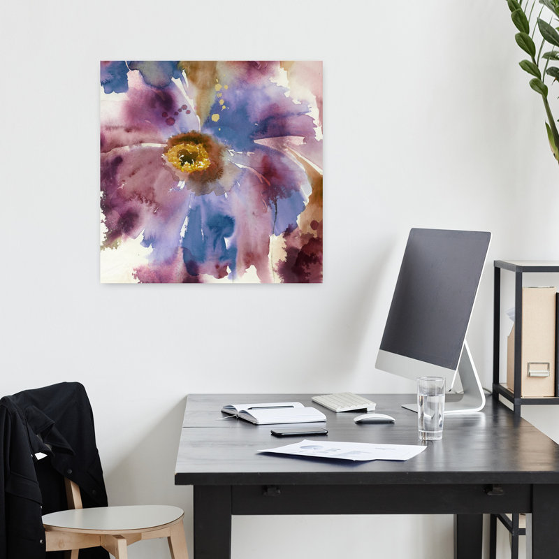 Art abstrait et délicat, nature lavallière et abstraite, H 18 po x l 18 po