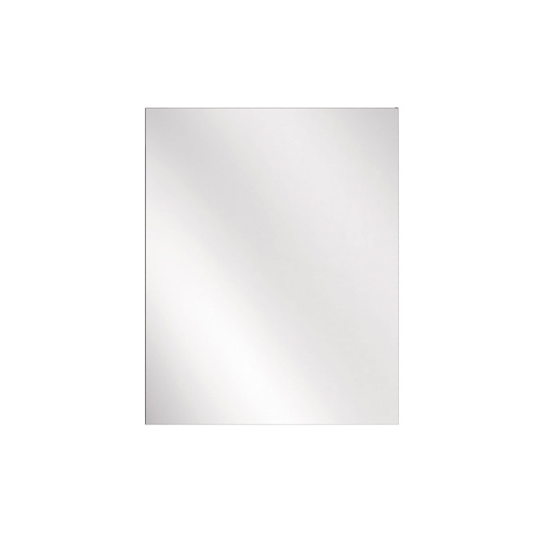 Recessed or Surface Mount Frameless Medicine Cabinet With Mirror and Adjustable Shelves, 30" H x 24" W