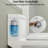 Compact One-Piece Toilet With High-Efficiency Dual Flush Round Toilet Floor Mounted (Seat Included) - 24.8x13 x 27.56