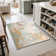 modern abstract print rug