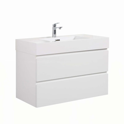 Modern Bathroom Vanity with Advanced Features and Stylish Design