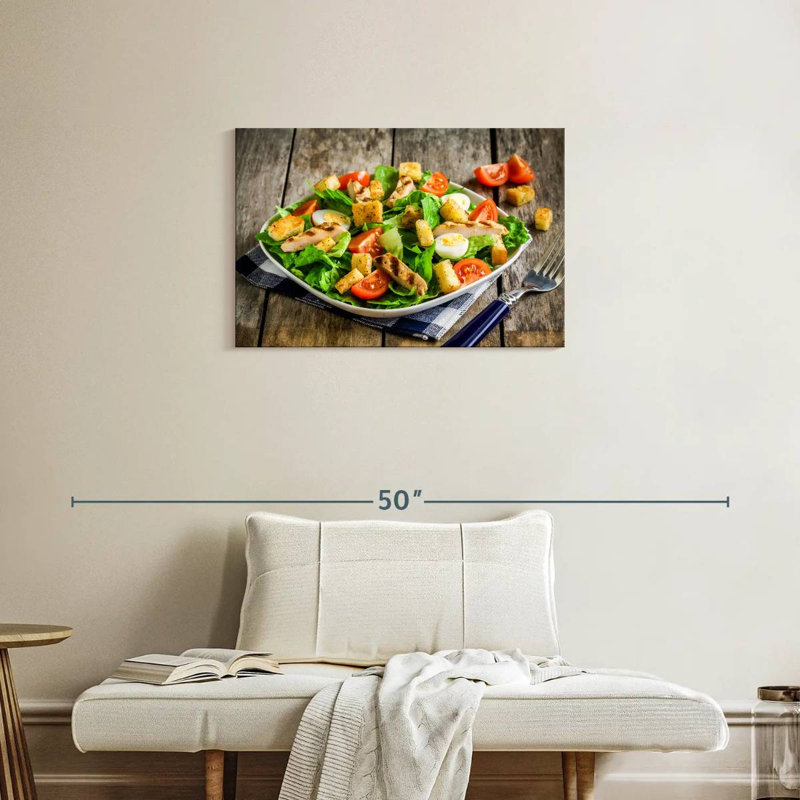 Salade César au poulet Yarlin, H 20 po x l 30 po