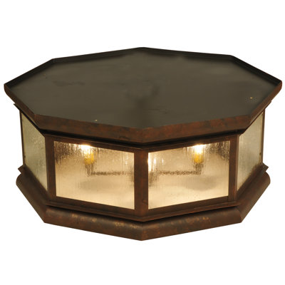 Plafonnier encastré géométrique 29,75 po 4 lumières
