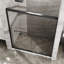 Cabine de douche 60 po x 72 po - Verre trempé, noir mat, splendide avec cadre noir transparent et pièces en acier inoxydable