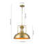 Southsea 1 - Light Black Dome Pendant-1823636388